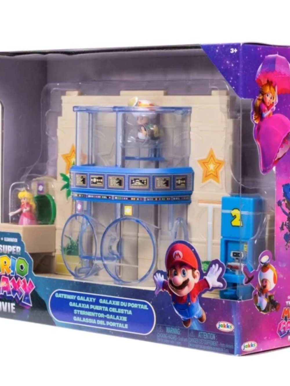 Super Mario Galaxy Movie Gateway Galaxy Diorama with Figures Set